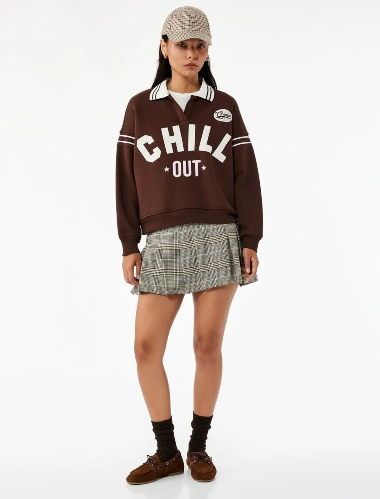 Resim Koton Kadın Sweat 6Wal10260Ik