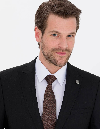 Resim TK1000600311 Erkek Slim  Kalıp Düz Takım Elbise