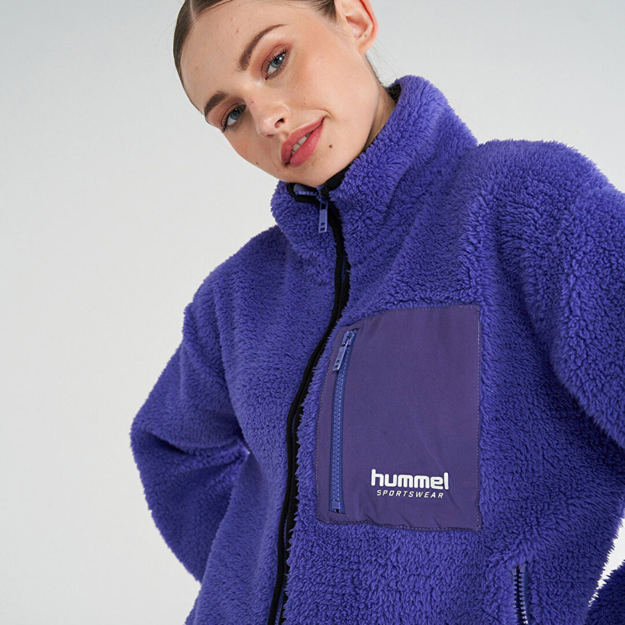 Resim Hummel Hml Arun Sherpa Zip Jacket Kadın Ceket 922363-2893