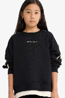 Resim Defacto Kız Çocuk  Sweat F2795A8/BK81