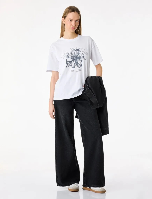 Resim Koton Kadın T-shirt 6SAL10678IK