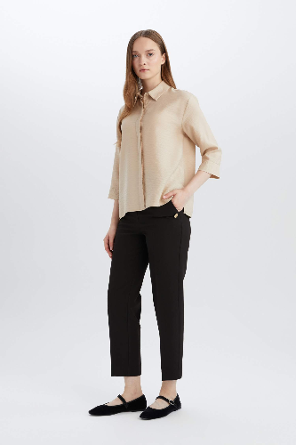 Resim Defacto Kadın Uzun Kol Gömlek E4987AX/BG352