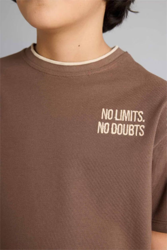 Resim Defacto Erkek Çocuk T-shirt G7464A8/BN534