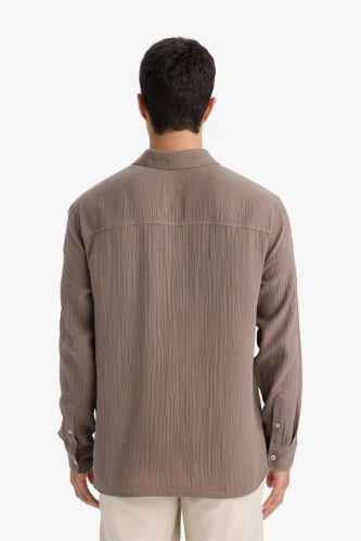 Resim Defacto Erkek  Uzun Kol Gömlek F9275AX/BN534