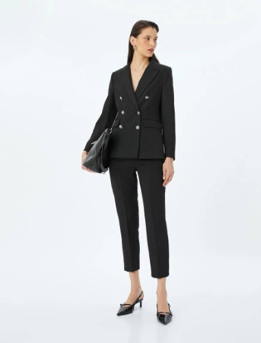 Resim Koton Kadın Kanvas Pantolon 5SAK40026UW