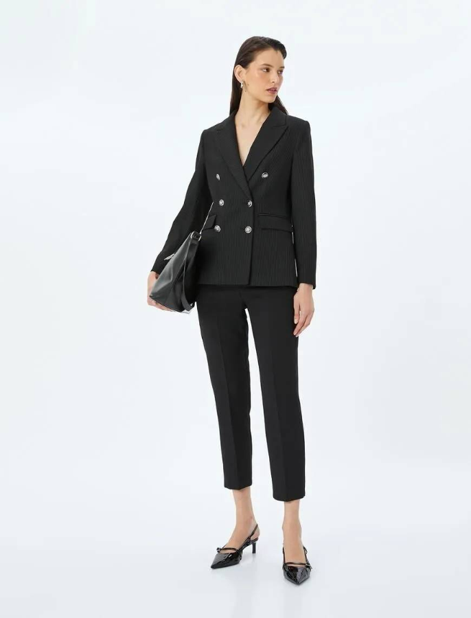 Resim Koton Kadın Kanvas Pantolon 5SAK40026UW