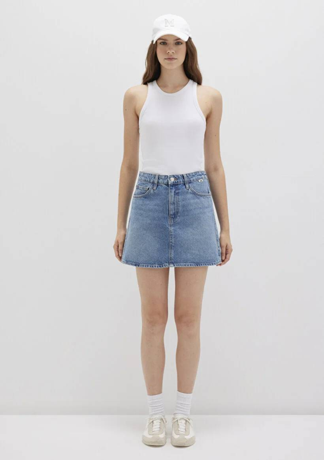 Resim Mavi Bailey Shaded Kadın Etek M1310204-87098