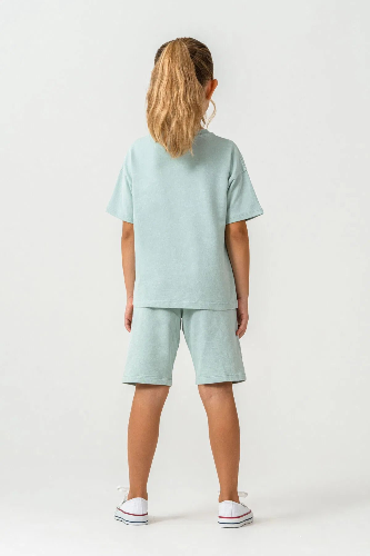 Resim Yenikoza Kız Çocuk Şort Takım