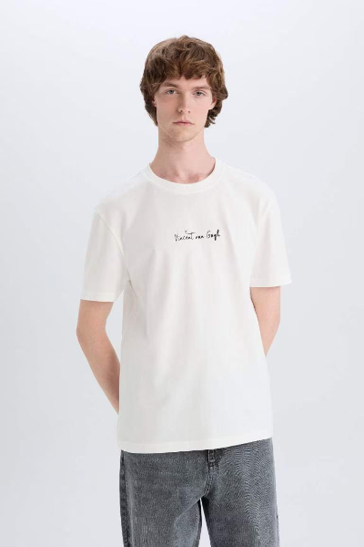 Resim Defacto Erkek T-shirt D5474AX/ER105