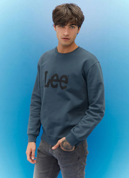 Resim Lee Big Logo Erkek Sweat L80Xtjtg