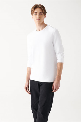 Resim Mavi Uzun Kol Penye Erkek Sweat M064622-20454