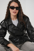 Resim Yenikoza Kadın Deri Mont ve Ceket