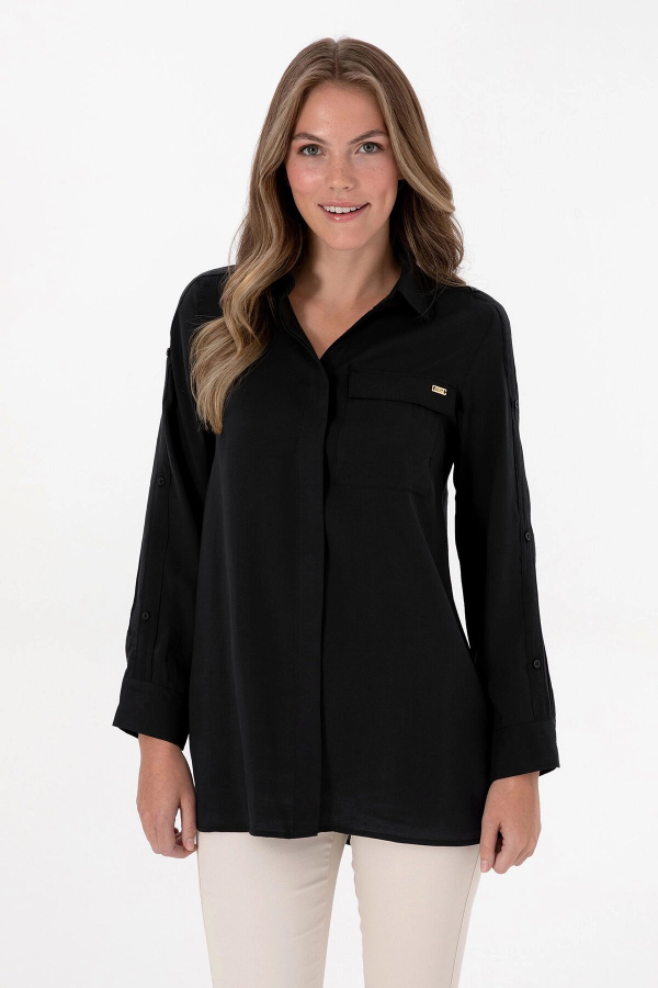 Resim 2240010 Getre-Tnk U.S Polo Assn. Kadın Uzun Kol Gömlek