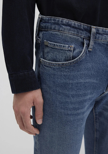 Resim Mavi Erkek Jean Pantolon M001070-90983