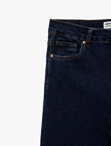 Resim Koton Kadın Jean Pantolon 6SAL40101MD