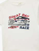 Resim Koton Erkek Bebek T-shirt 6SMB10136TK