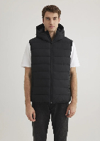 Resim Mavi Kapüşonlu Erkek Yelek M0110554-900