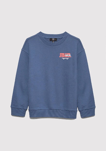 Resim Mavi Find Your Erkek Çocuk Sweat M6S10128-86702