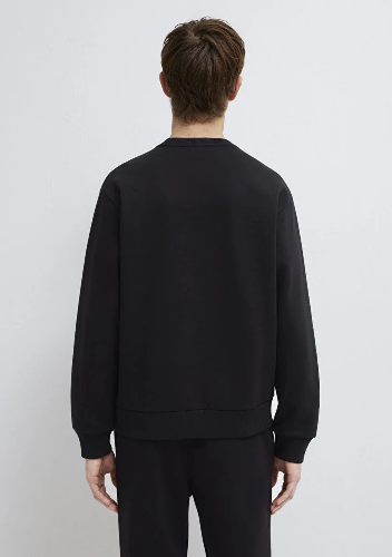 Resim Mavi Baskılı Erkek Sweat M0611716-900