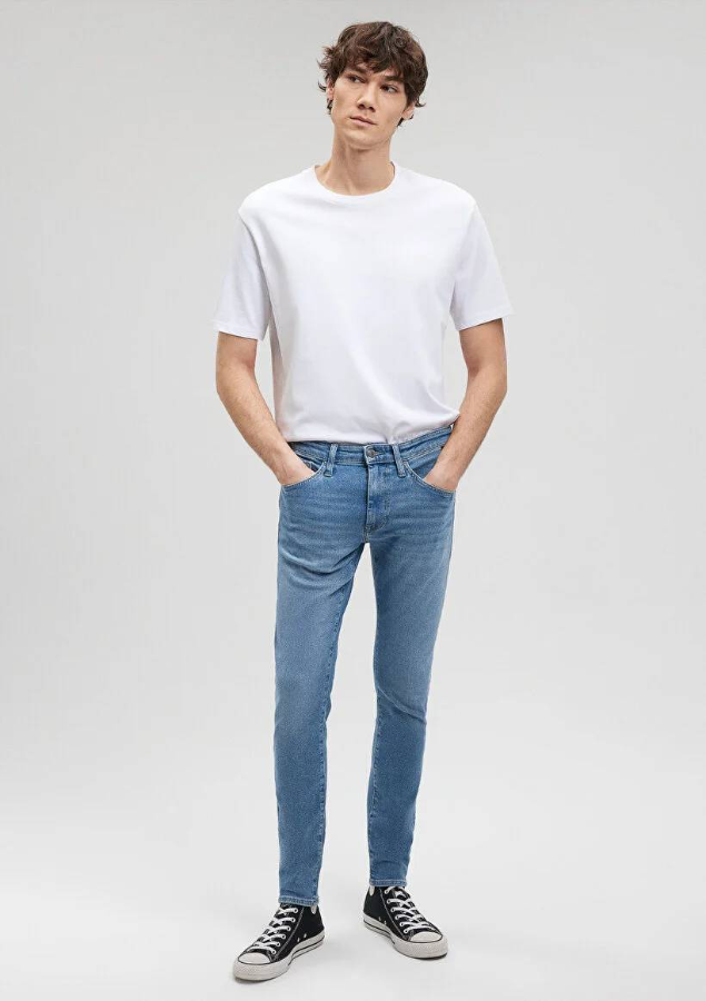 Resim Mavi Erkek Leo Jean Pantolon M0076280567