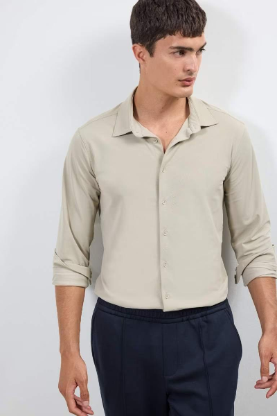 Resim Defacto Erkek Uzun Kol Gömlek F0337AX/GR302