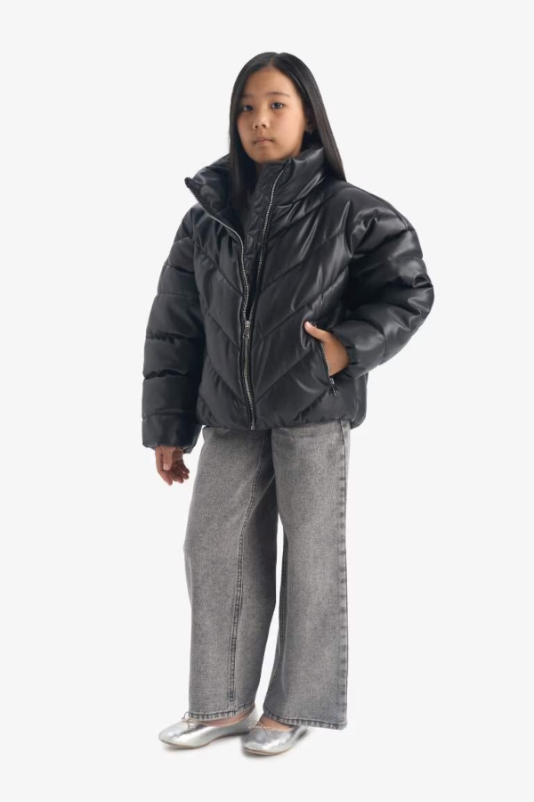 Resim Defacto Kız Çocuk  Mont F0054A8/BK27