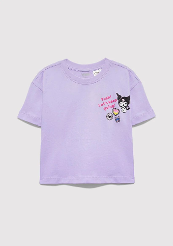 Resim Mavi Kız Çocuk T-shirt M7610414-70519