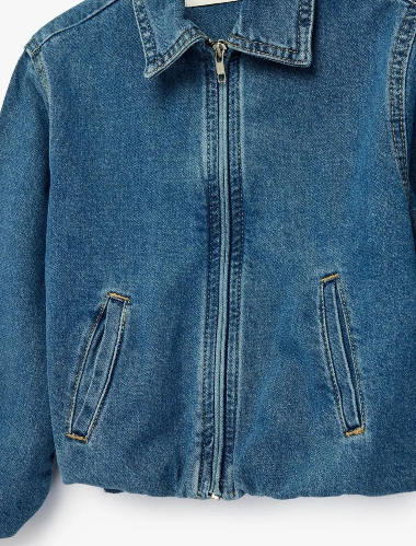 Resim Koton Kız Çocuk Jean Ceket 6SKG20005AD