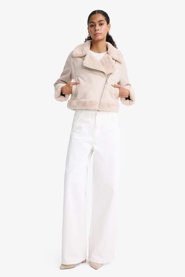 Resim Defacto Kadın Deri Mont E8542AX/ER128