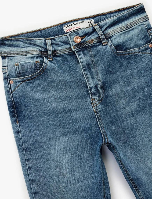 Resim Koton Kadın Jean Pantolon 6Wal40026Md