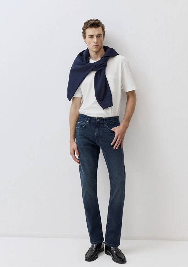 Resim Mavi JAMES Erkek Jean Pantolon M0042490580