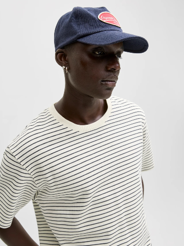 Resim Jack & Jones Jjedover Strıped Tee Ss Crew Neck Sn Erkek T-shirt 12288015