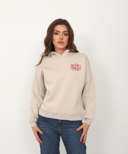 Resim Viole&More Princes Baskı Kadın Sweat 113