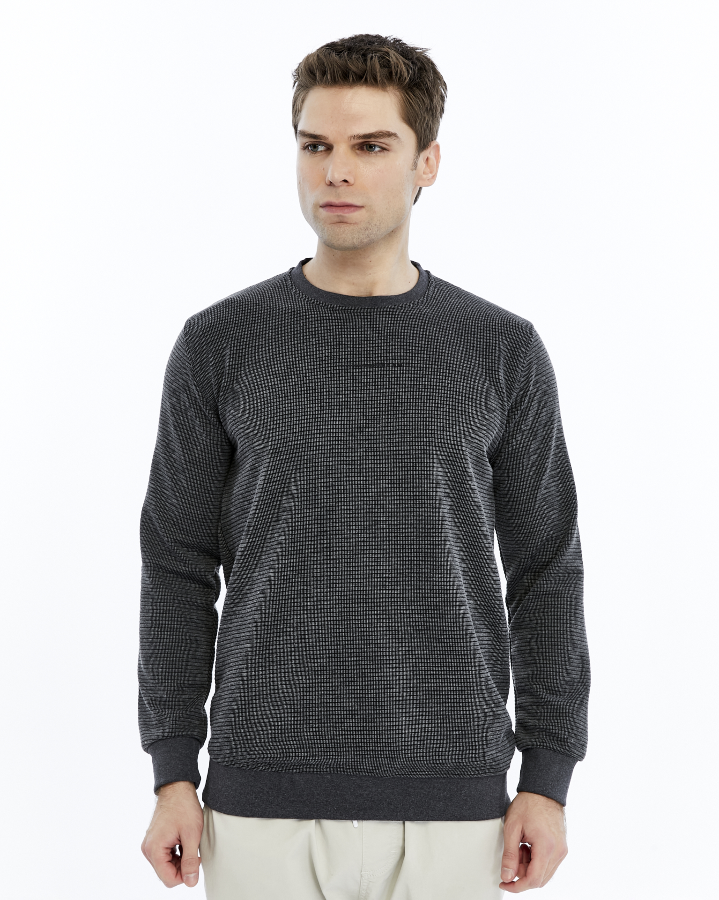 Resim Paul&More Erkek Sweat Essentıals Baskı Ottoban