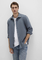 Resim Mavi Uzun Kol Erkek Gömlek M0211641-80889