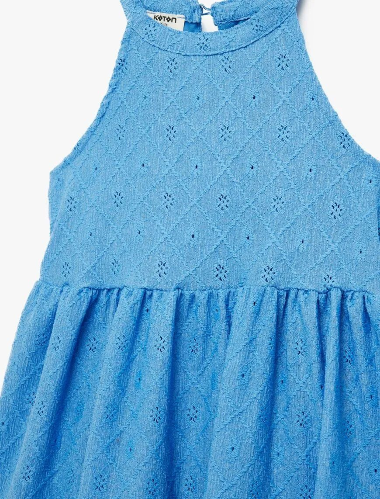 Resim Koton Kız Çocuk Elbise 6SKG80045AK