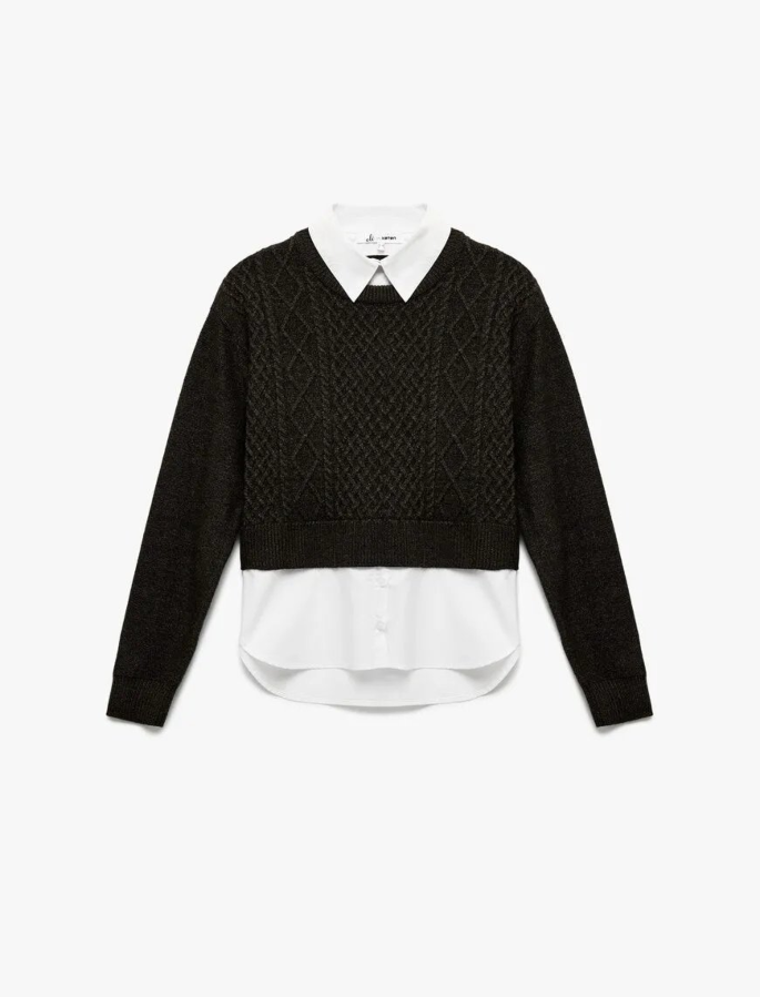 Resim Koton Kadın Kazak 6WAL90003IT