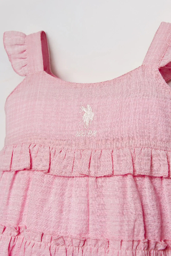Resim U.S. Polo Assn Bebek Kız Bebek Elbise Usb3033