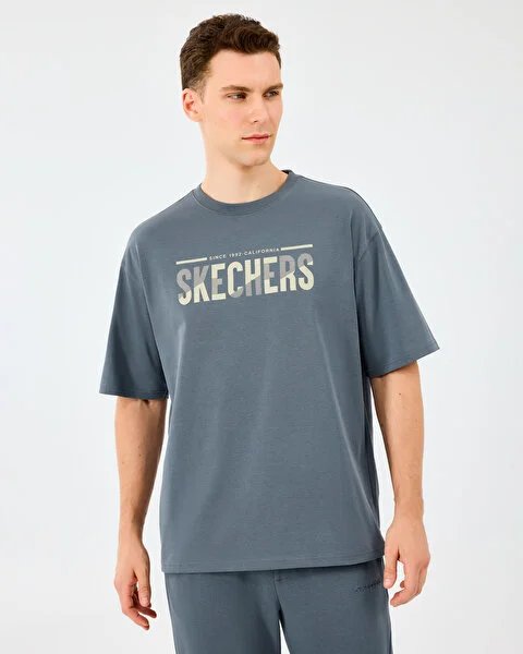 Resim Skechers M Heavy Fabric  Erkek T-shirt S2520120-3998