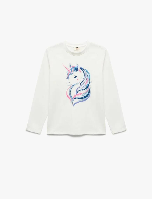 Resim Koton Kız Çocuk Sweat 6Wkg10092Ak
