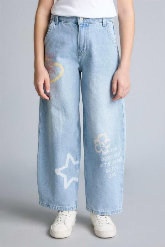 Resim Defacto Kız Çocuk Jean Pantolon H0385A8/NM39