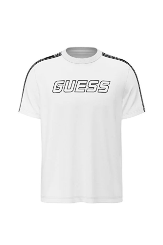 Resim Guess Athleisure  Erkek  T-shirt Z4GI18J1314-G9I0 Arlo Cn T-Shırt