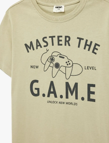 Resim Koton Erkek Çocuk T-shirt 6SKB10127TK