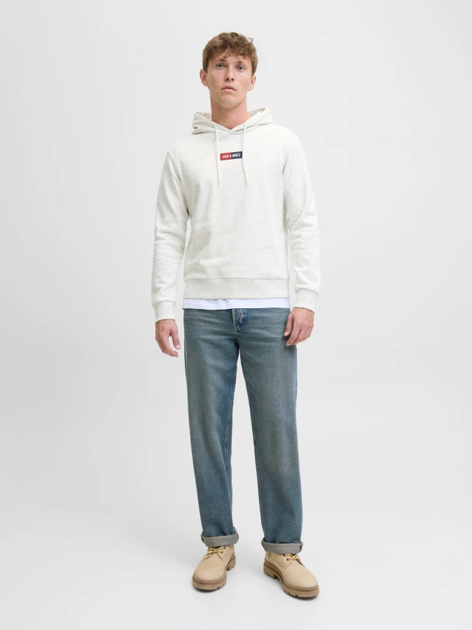 Resim Jack & Jones Jjpan Sweat Hood Erkek Sweat 12278618