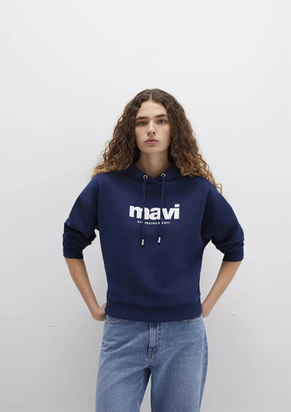 Resim Mavi Kadın Sweatshirt M168334-70488