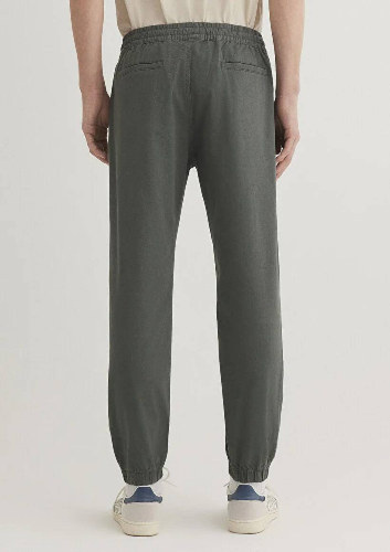 Resim Mavi Beli Lastikli Erkek Kanvas Pantolon M000169-71598