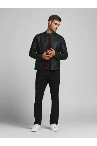 Resim Jack & Jones Jjewarner Jacket Noos Erkek Deri Mont ve Ceket 12182461