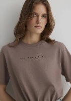 Resim Mavi Logo Kadın T-Shirt M1613147-70383