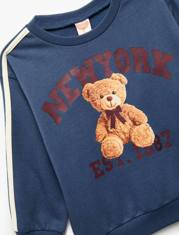 Resim Koton Kız Bebek Sweat 6Wmg10055Ak