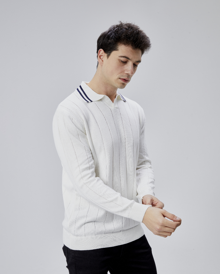 Resim Paul&More Erkek Triko Kazak 18046 V Polo